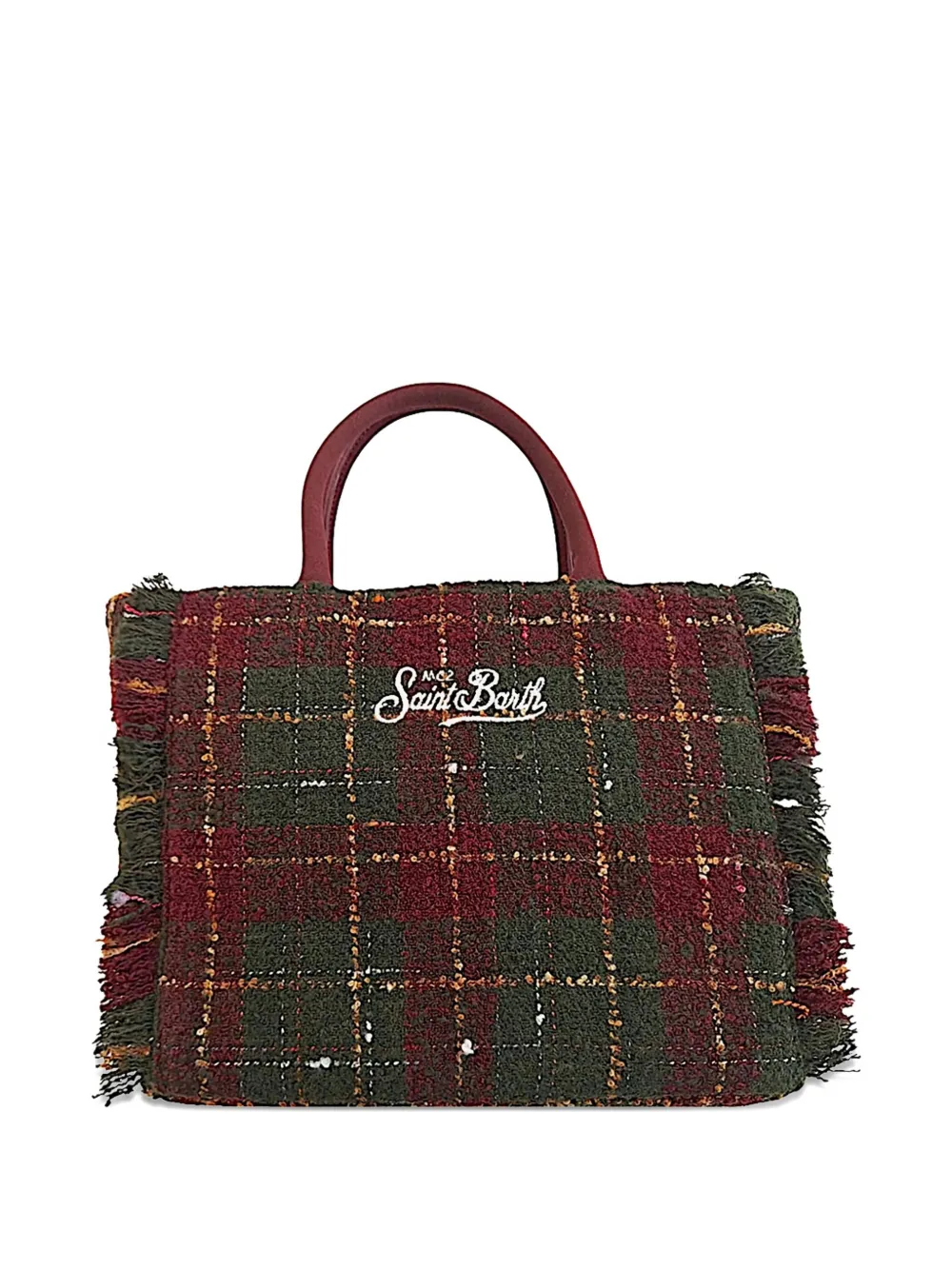 MC2 Saint Barth Shopper met franje - Groen