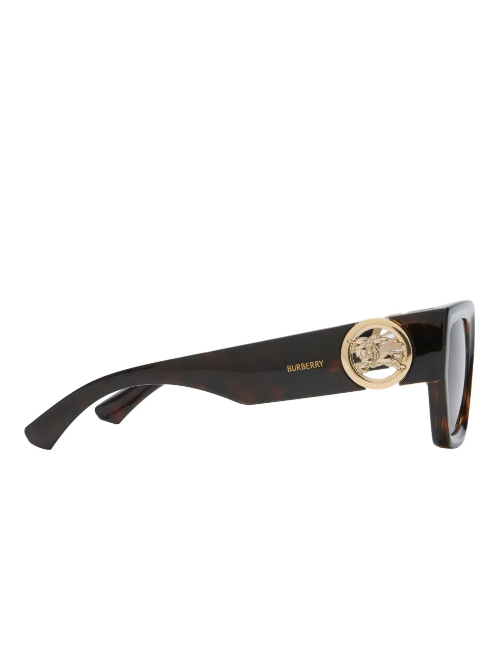 Burberry Zonnebril met logodetail - Bruin