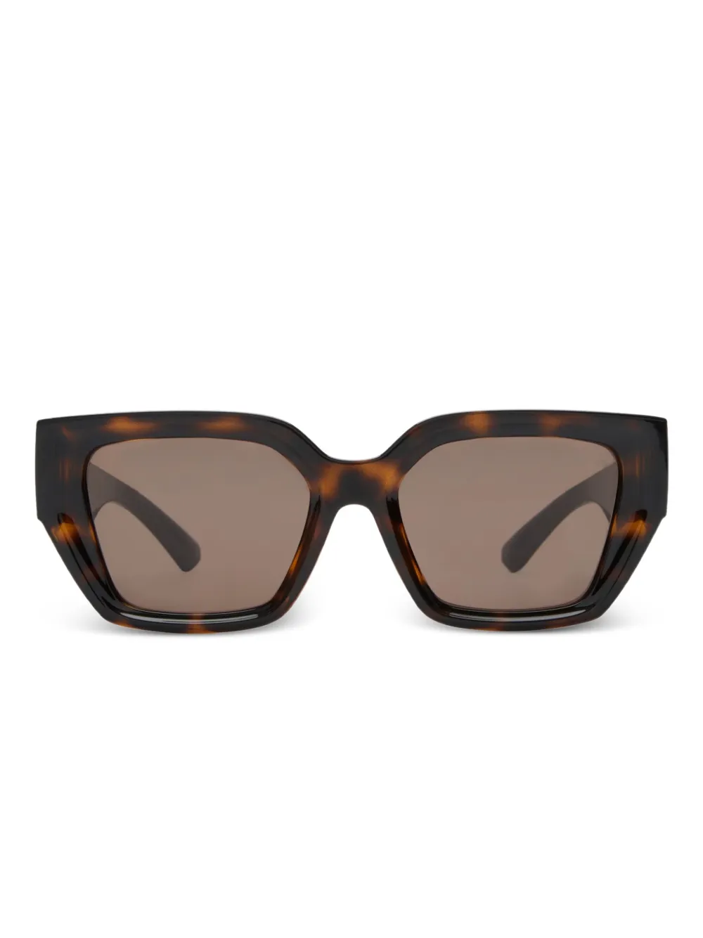 Burberry logo-detail sunglasses - Marrone