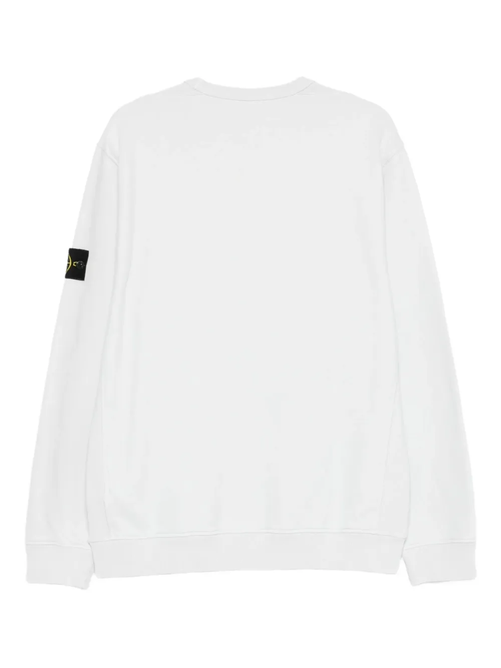 Stone Island Sweater met logopatch en ronde hals - Blauw