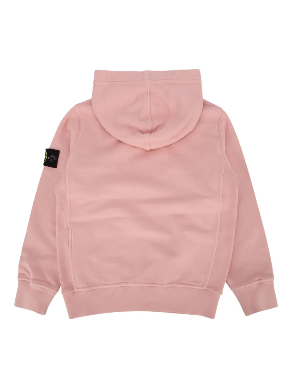Stone Island Junior Hoodie met logopatch Roze
