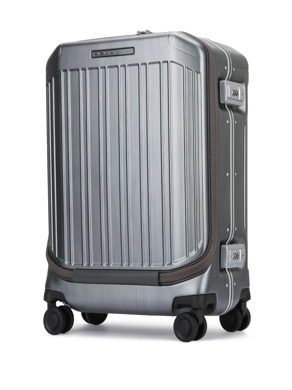 PIQUADRO telescopic handle ribbed trolley | Men | Image 2