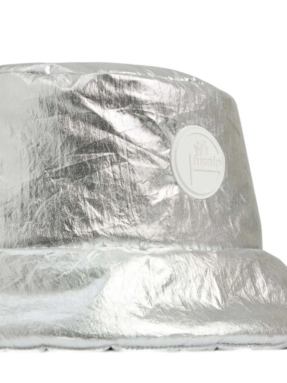 Fusalp Crinkled-effect Bucket Hat In Metallic