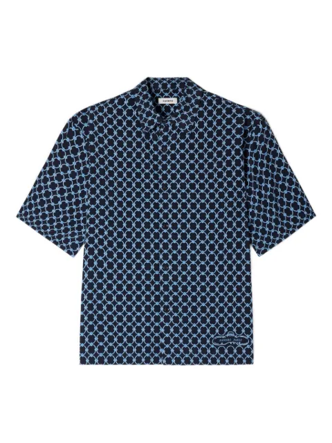 SANDRO geometric-pattern shirt