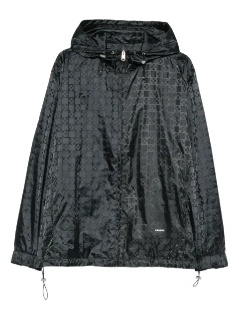 SANDRO square-pattern jacket