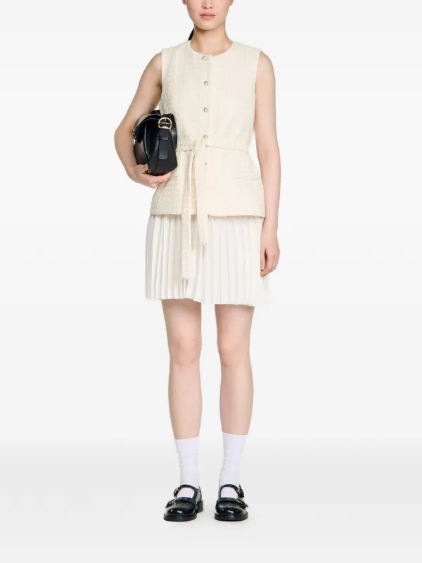 sandro short broderie anglaise dress SANDRO Short Broderie Anglaise Dress
