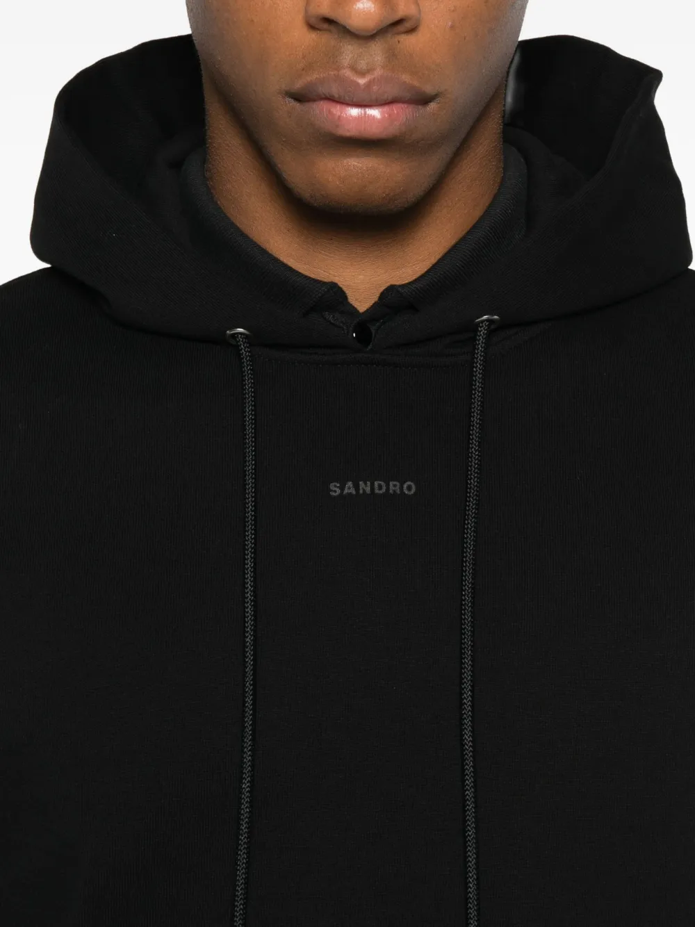 SANDRO Hoodie Zwart