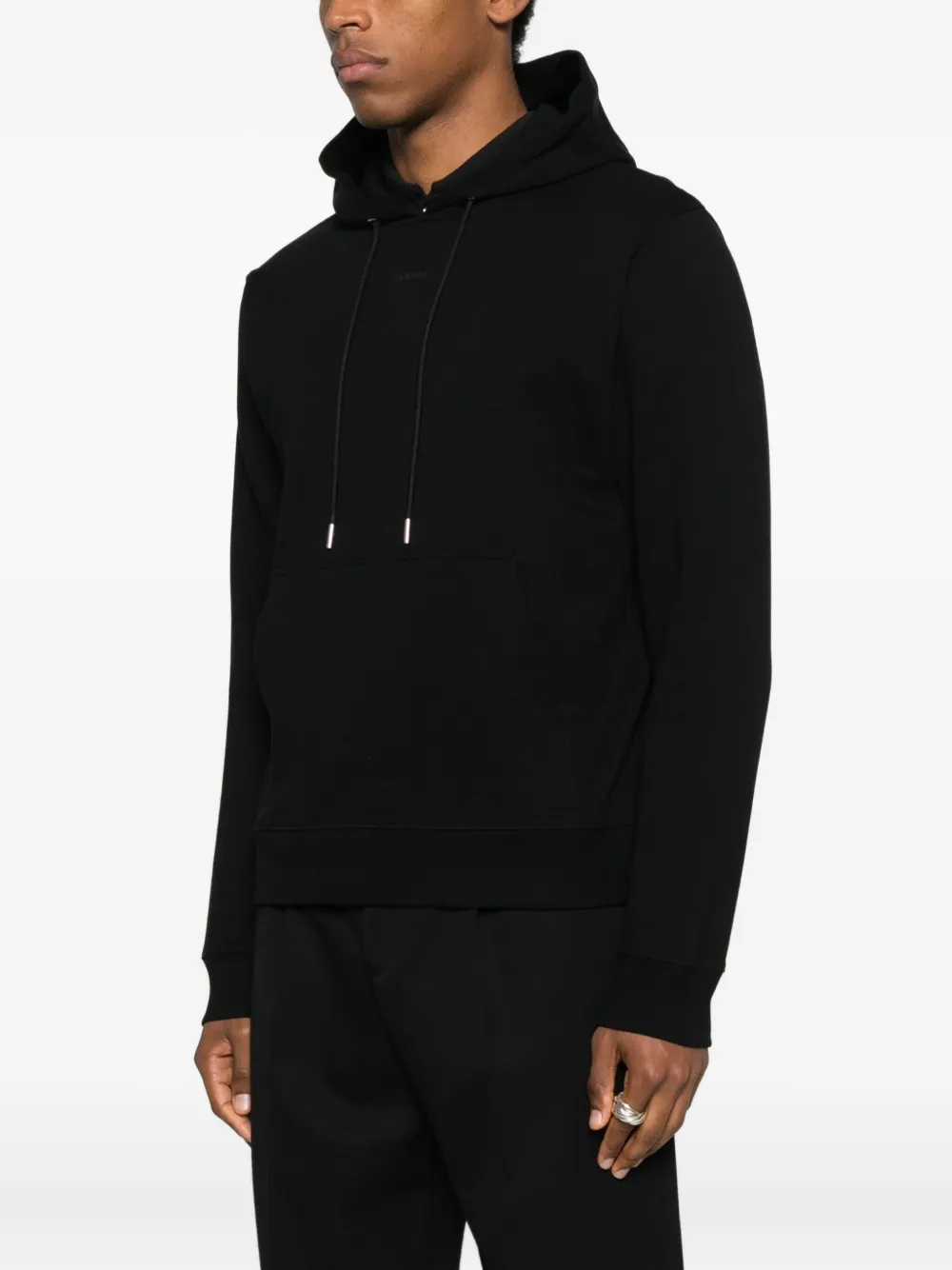  Sandro Kangaroo-pocket Hoodie - Black 