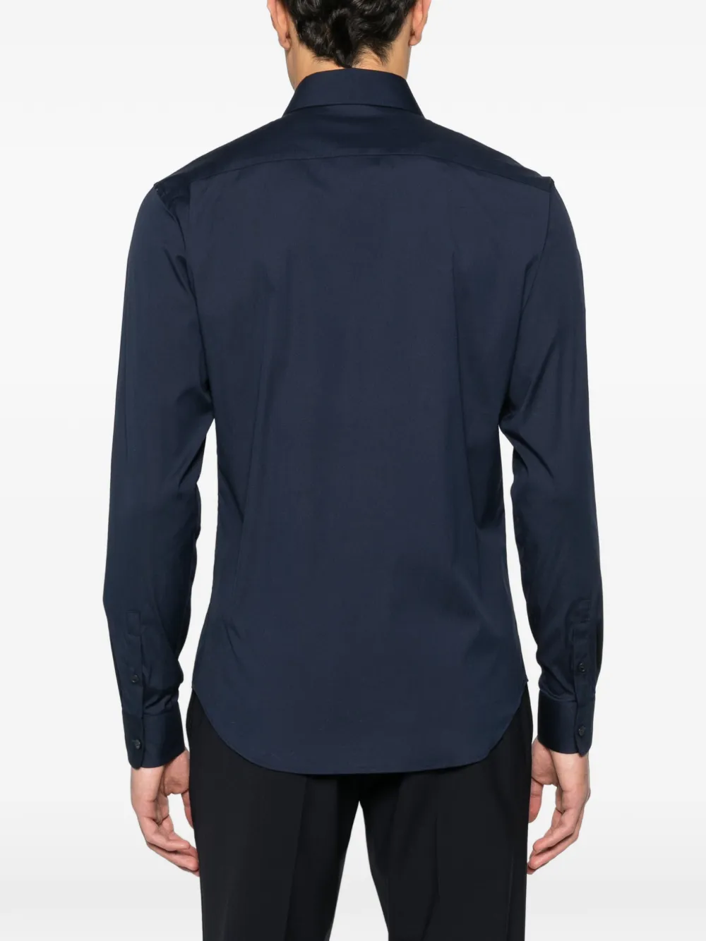 SANDRO Naadloze blouse met knopen Blauw