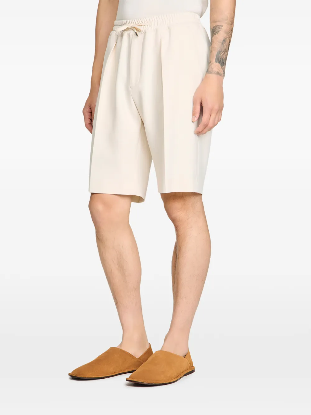 SANDRO Bermuda shorts met trekkoord Beige
