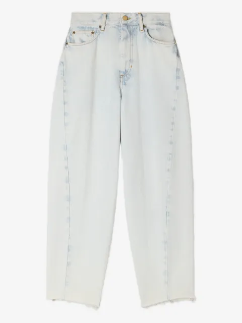 SANDRO faded barrel cotton jeans