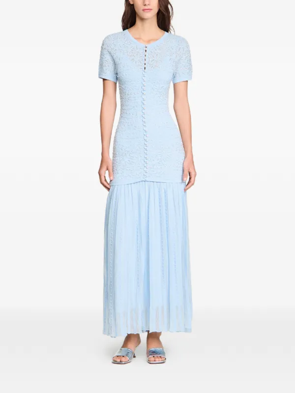 flare sleeve knit dress Knit Flare Sleeve Dress main image 1