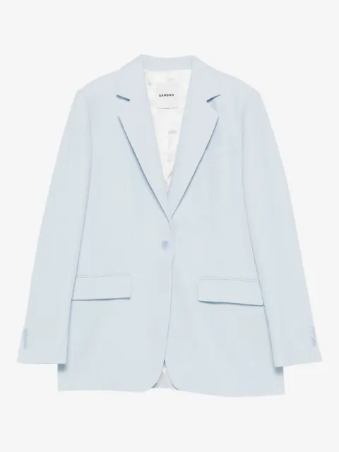 SANDRO sequin-stripe tailored jacket