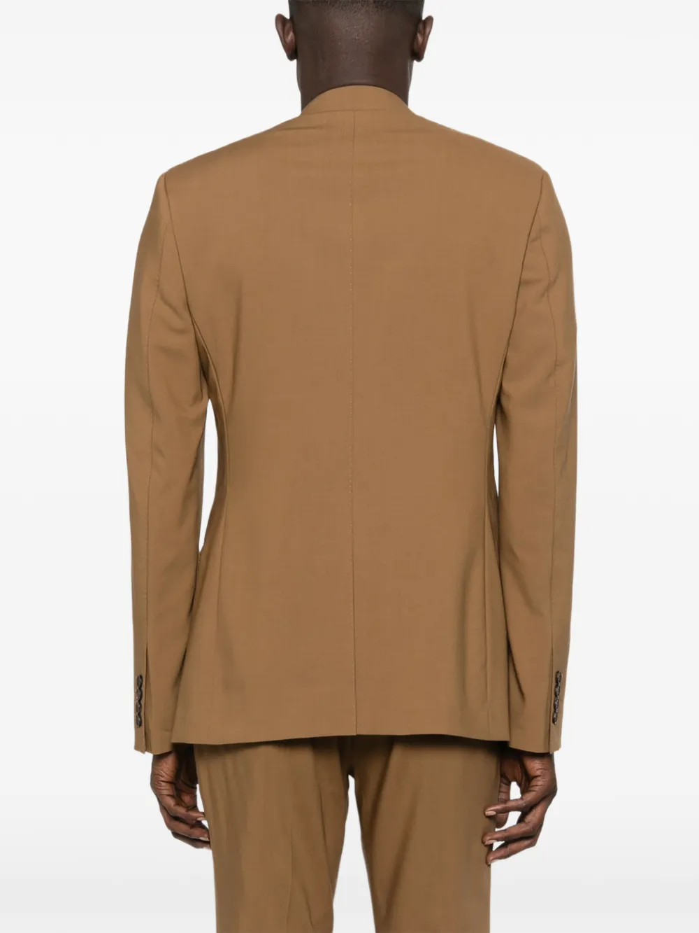 SANDRO Blazer met dubbele rij knopen Bruin