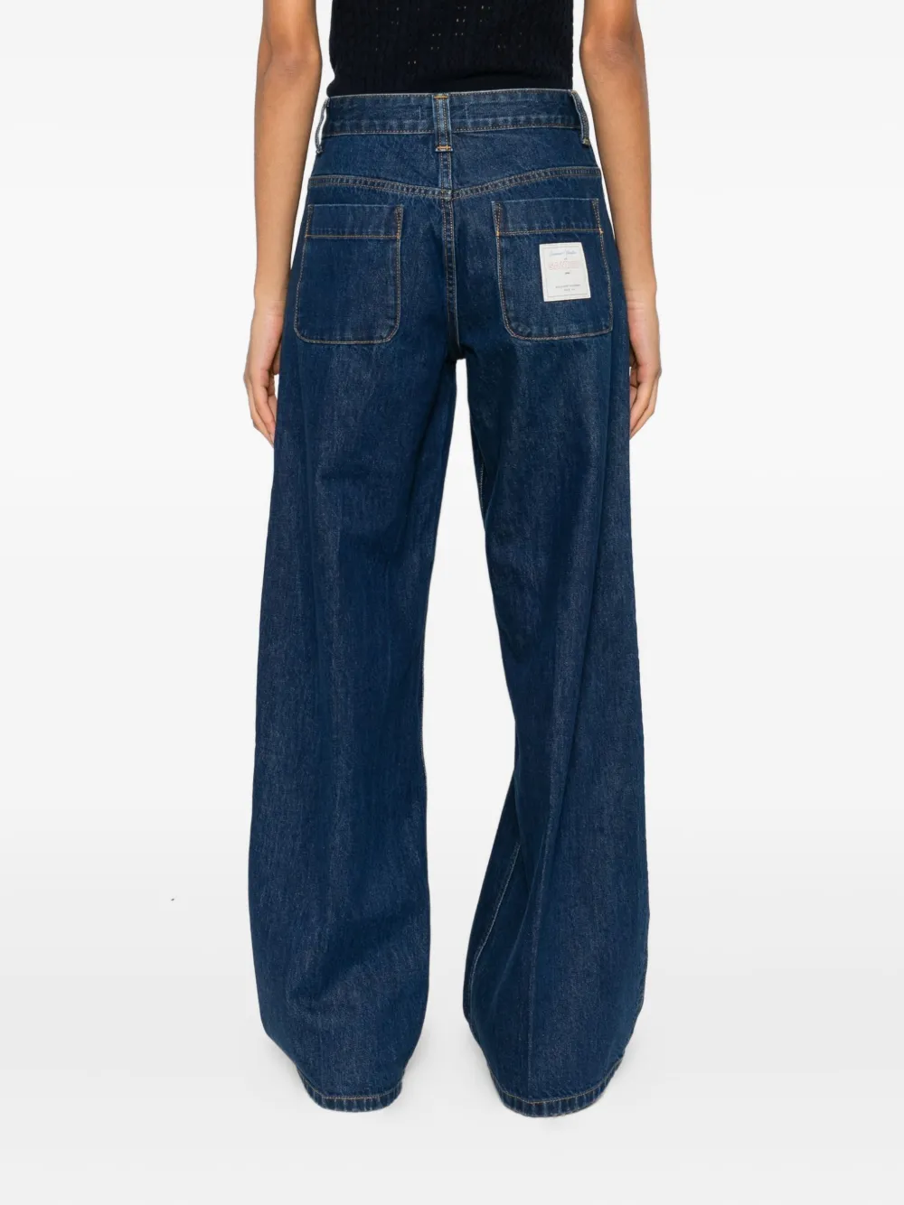 SANDRO Jeans met opgestikte zakken Blauw