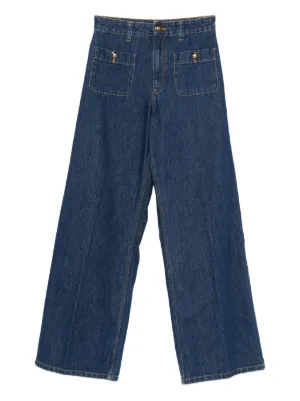 Helmut Lang Pleated Jeans | Blue | FARFETCH