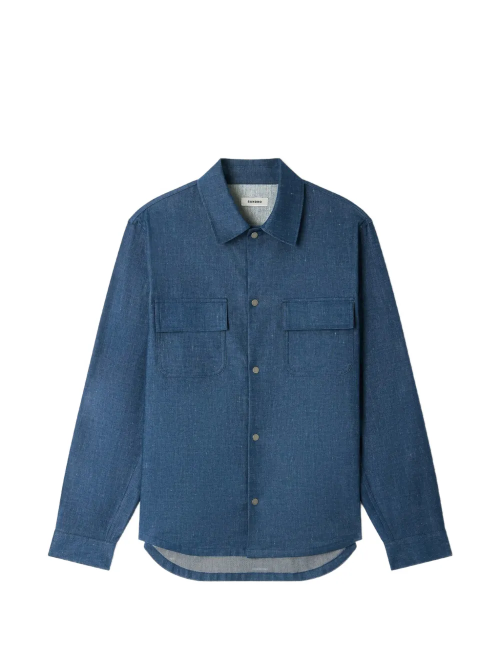 SANDRO Camicia con taschino - Blu