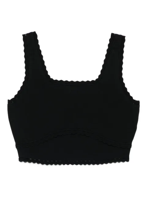 SANDRO scallop-trim top