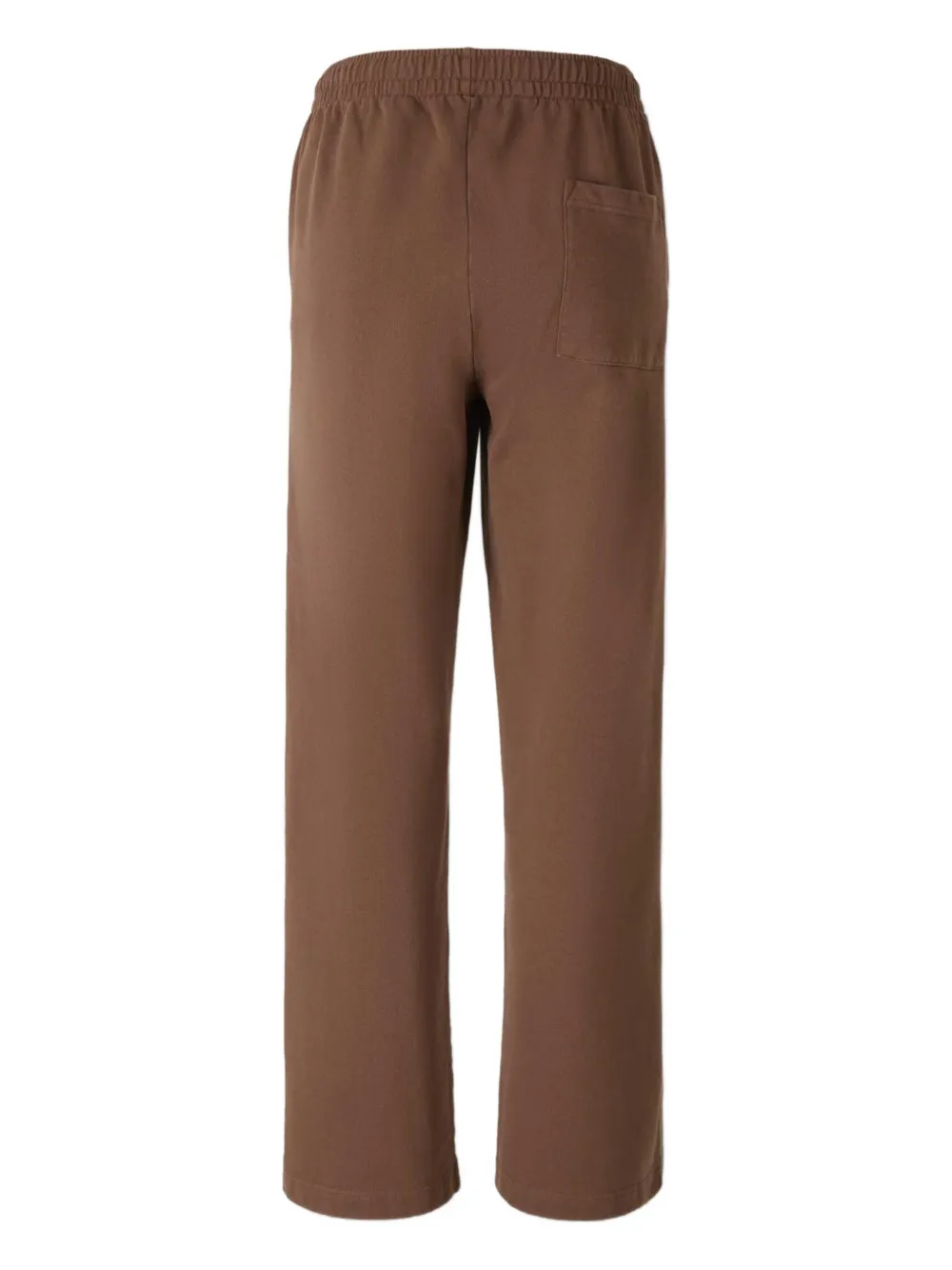 Sporty And Rich Bristol Crest Elasticated-waist Track Pants In Brown