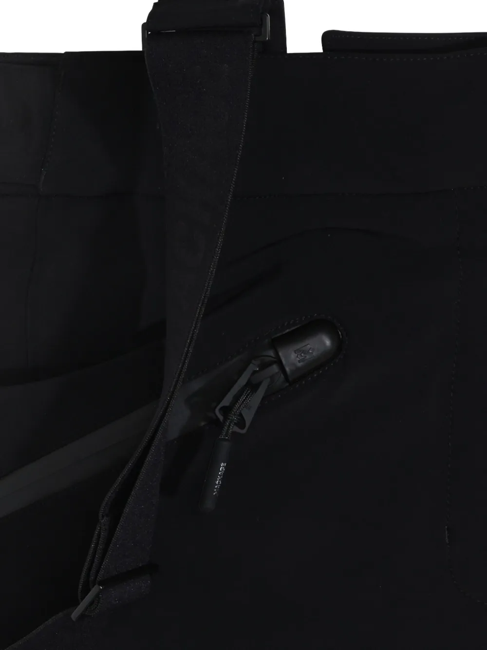 Mackage Nyomi-r Removable-suspenders Ski Trousers In Black
