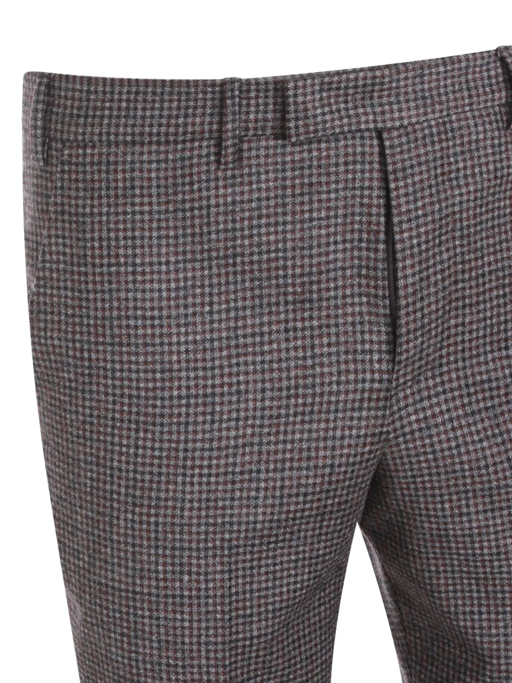 PT Torino Geruite broek Grijs