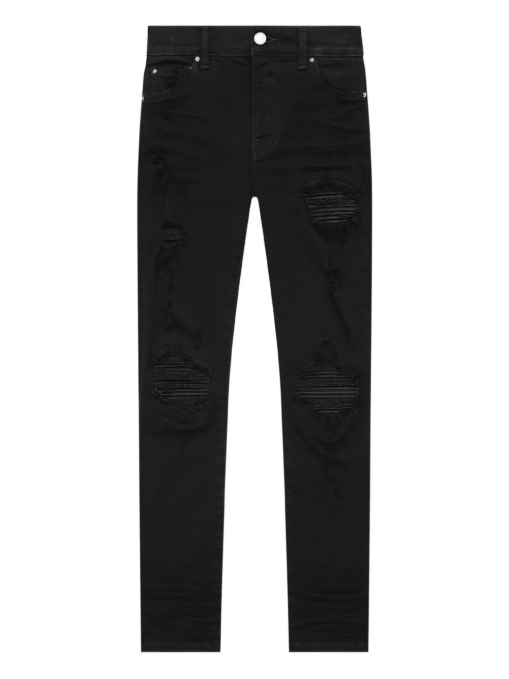 AMIRI KIDS MX1 distressed jeans - Nero