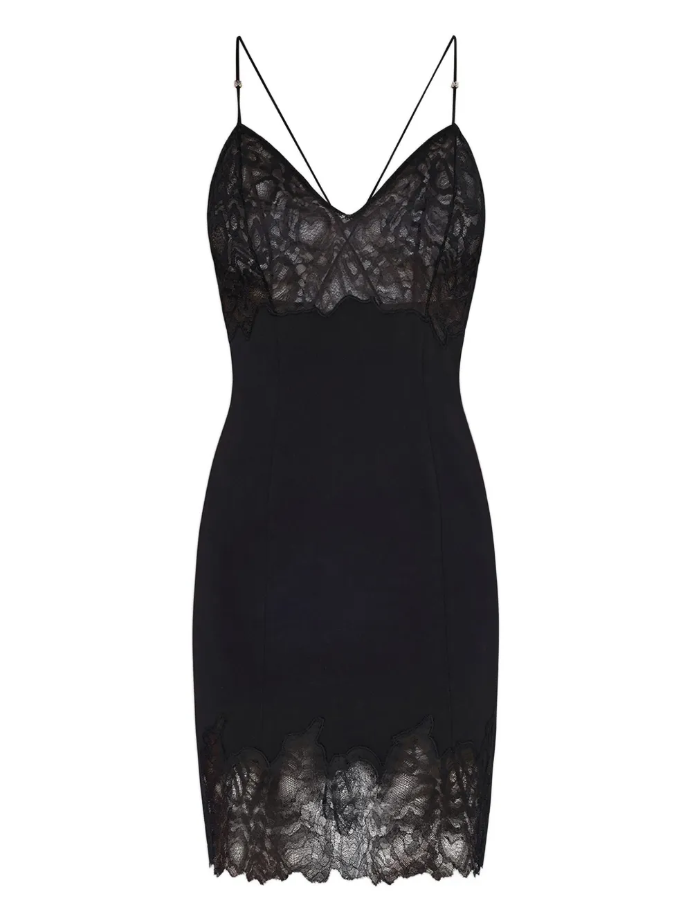 AMIRI Marble lace mini dress - Nero