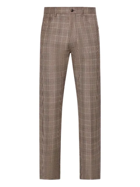 AMIRI pantalones bootcut con motivo de cuadros