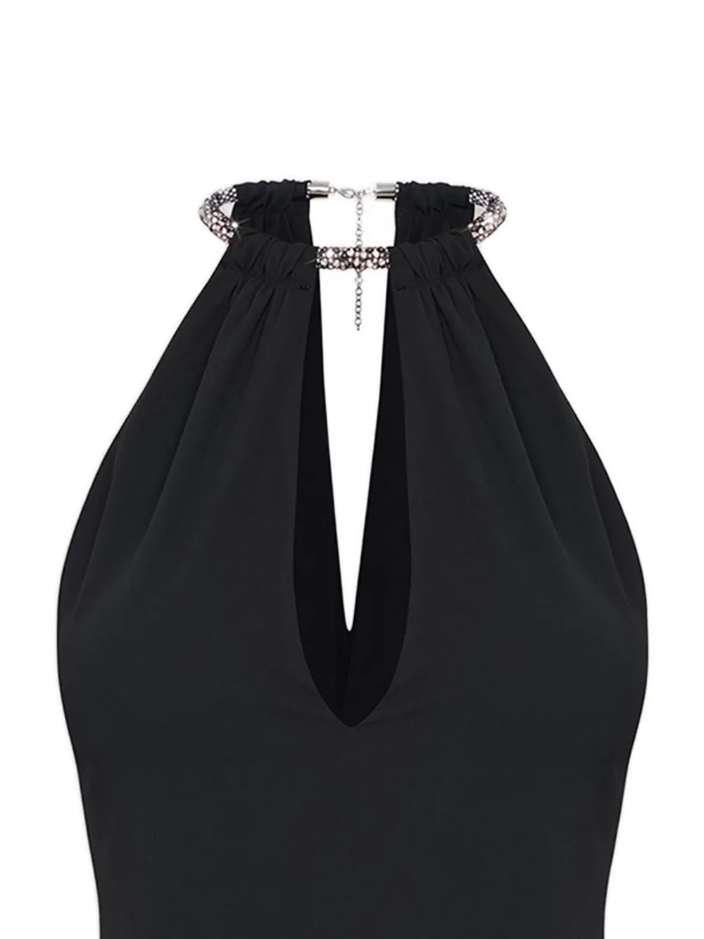 AMIRI Mini-jurk verfraaid met stras Zwart