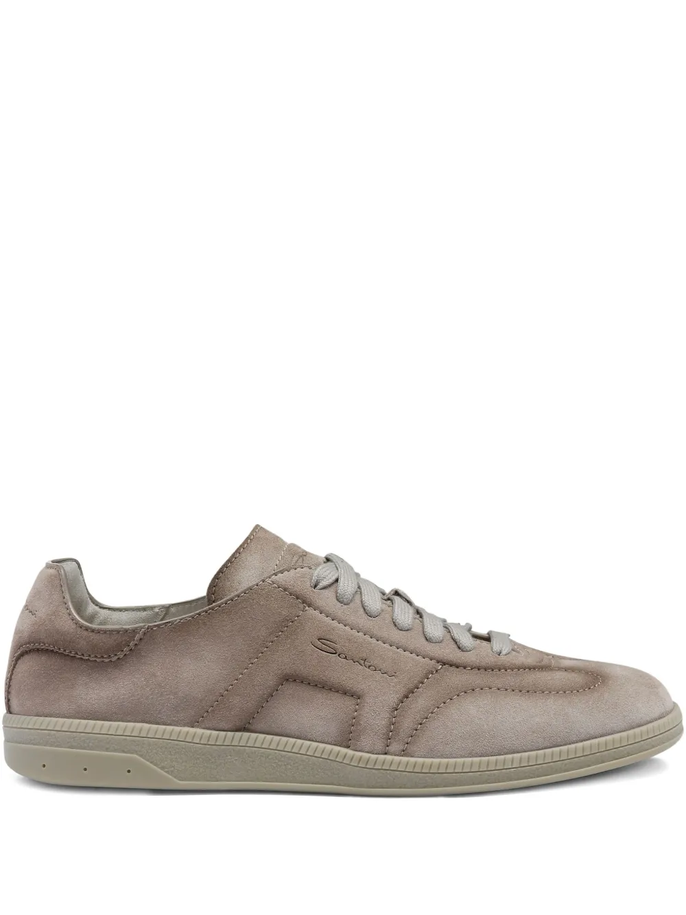 Santoni DBS Oly suède sneakers Beige