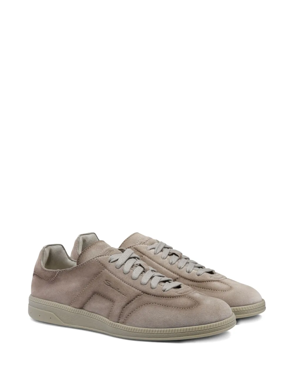 Santoni DBS Oly suède sneakers Beige
