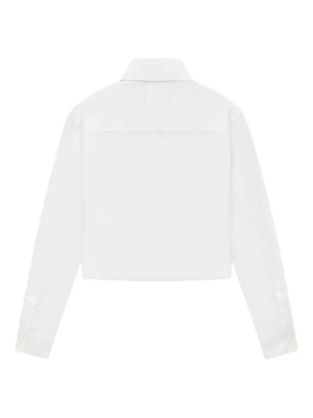 AMIRI Popeline blouse met zak Wit