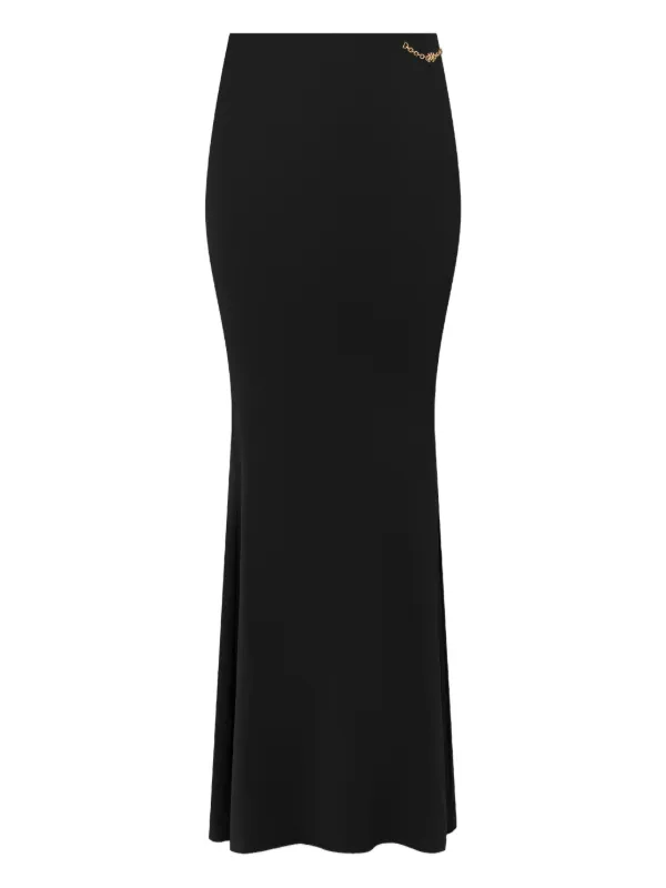Amiri Chain-detail Maxi Skirt in Black