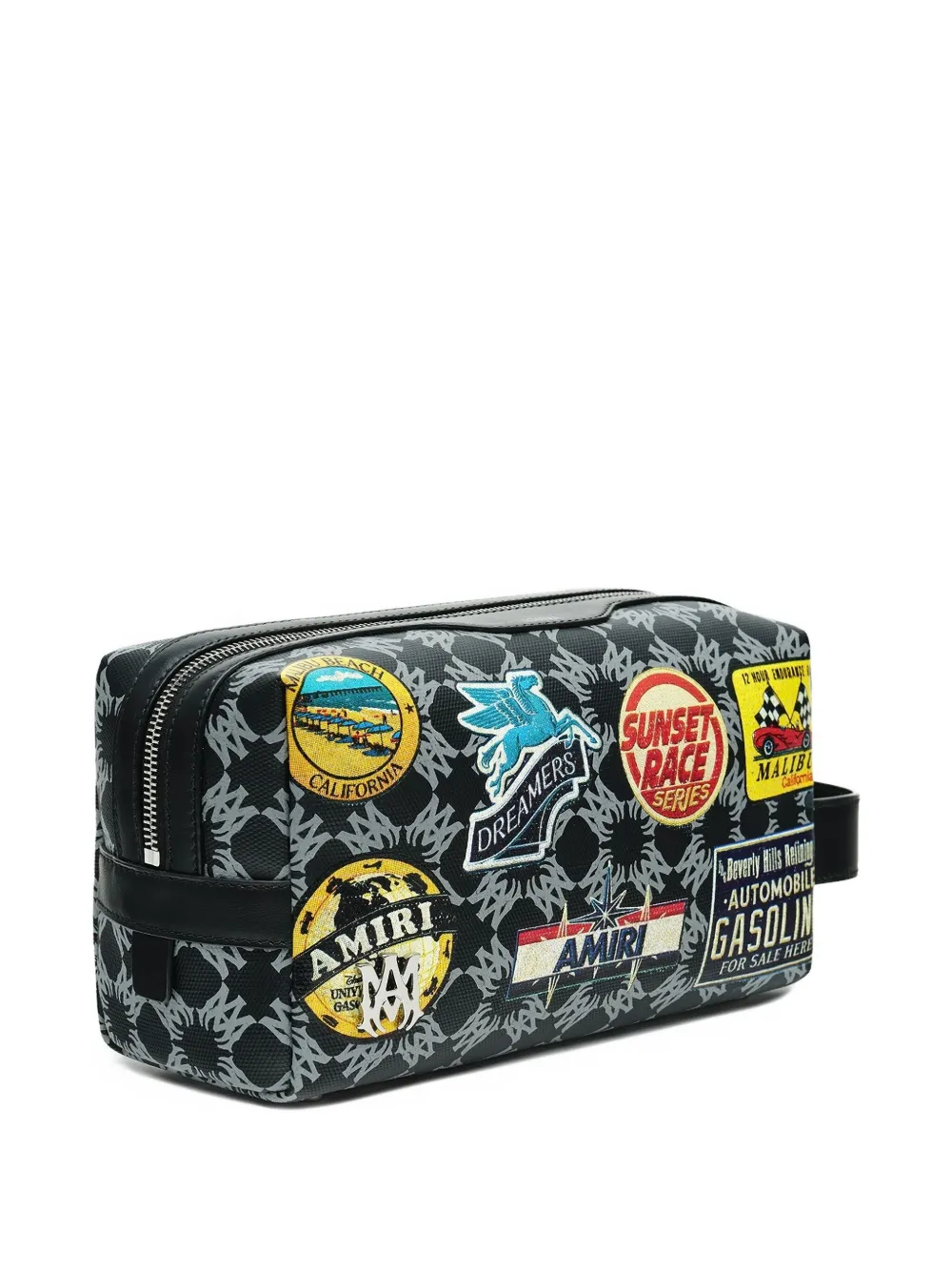  Amiri Station Patch Wash Bag - Black 