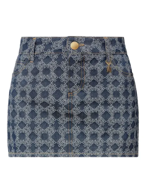 AMIRI quad denim mini skirt