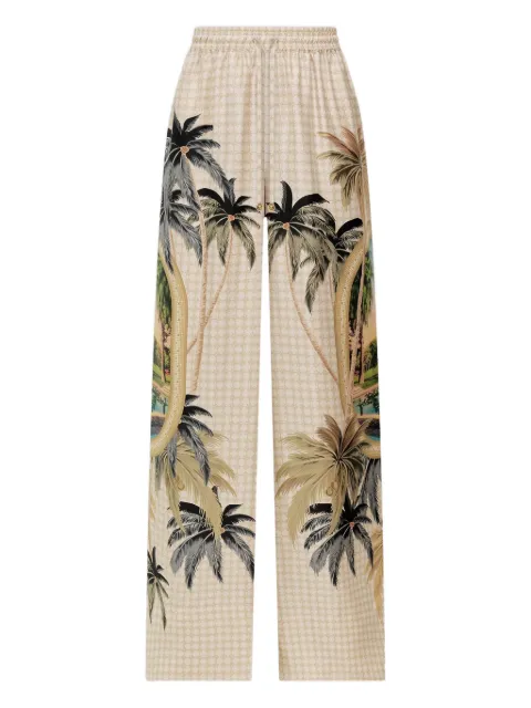 AMIRI paradise palm print trousers