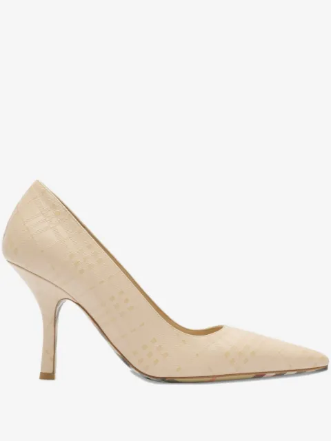 Burberry Check leather Dame high pumps