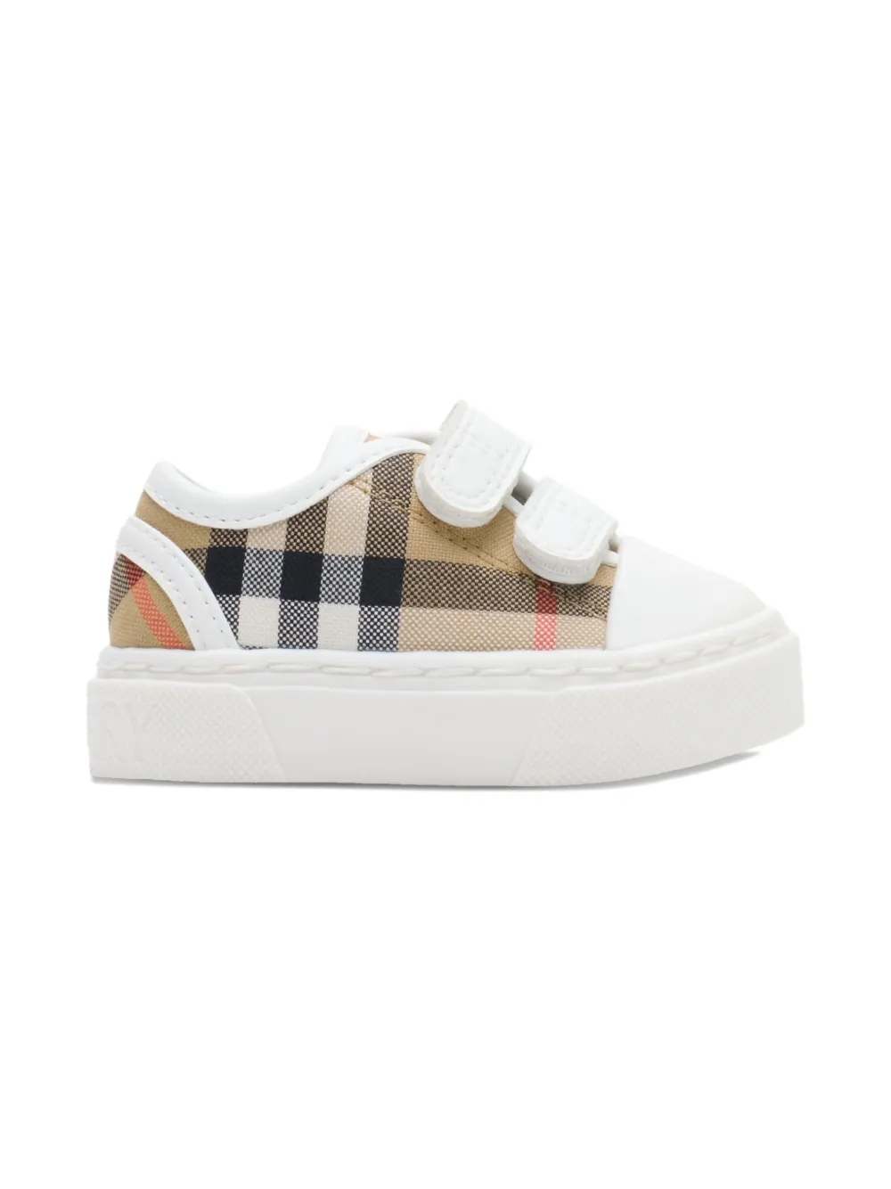 Burberry Kids zapatillas con cierre autoadherente | neutro | Image 1