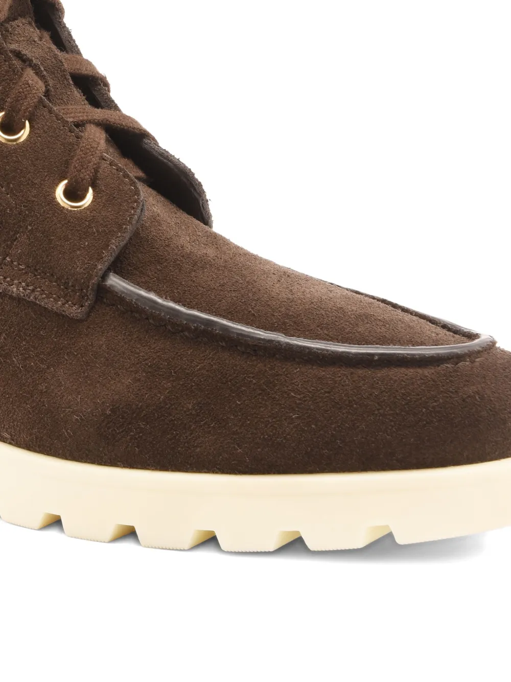 Santoni lace-up suede boots Bruin