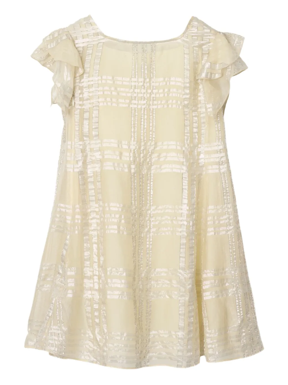 Burberry Kids Jurk met ritssluiting Beige