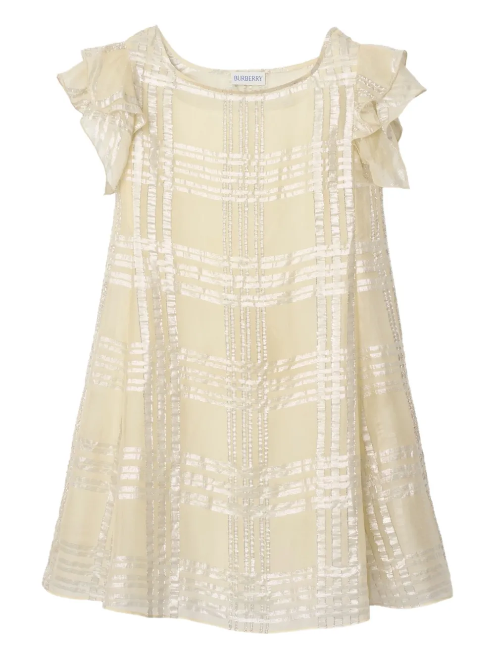 Burberry Kids zip-fastening dress - ニュートラル Burberry Kids zip-fastening dress - ニュートラル