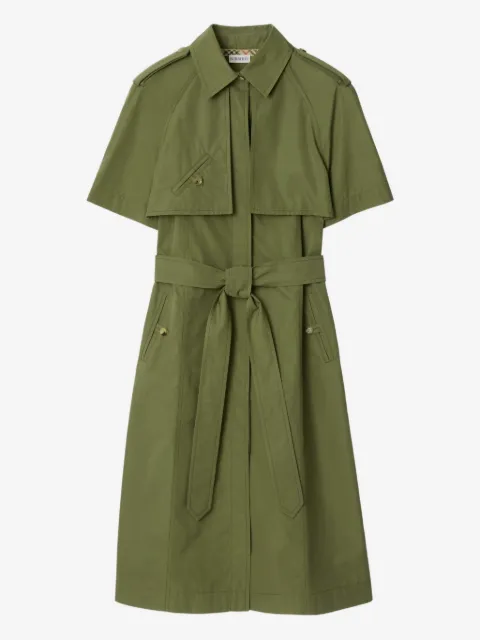 Burberry cotton poplin trench dress