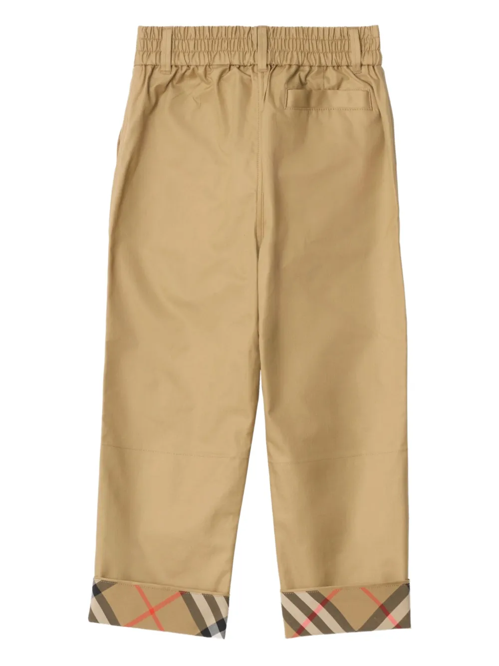 Burberry Kids check-trim trousers | Teen Casual Trousers | Image 2