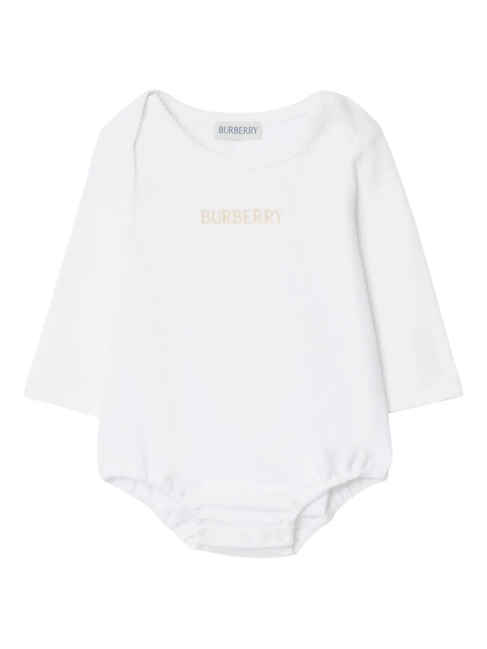 Burberry Kids Geruite jurk en romper Bruin