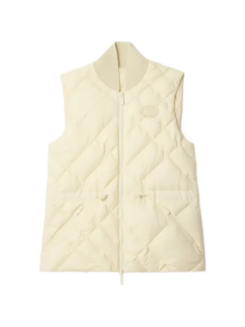 Burberry Check-stitch nylon gilet