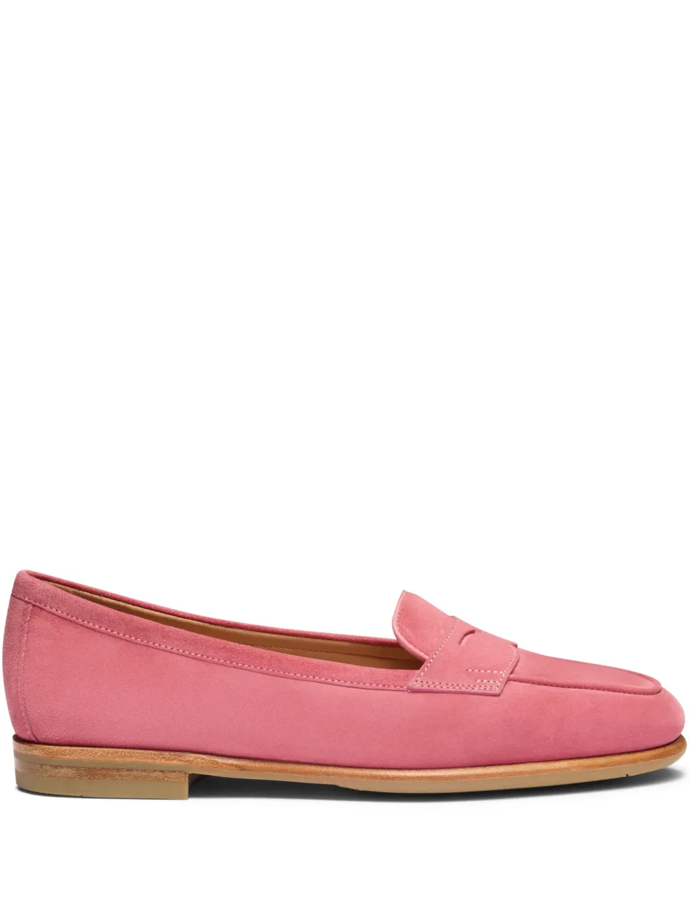 Santoni Carla suède loafers Roze