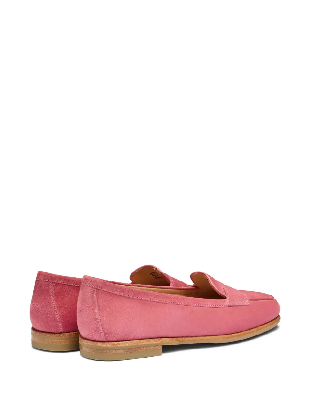 Santoni Carla suède loafers Roze