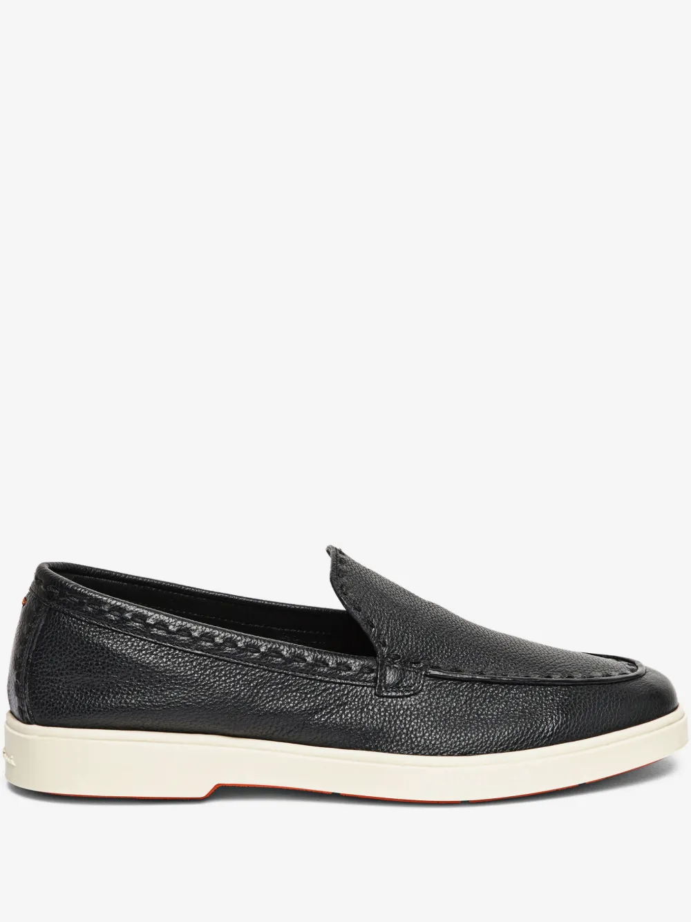 Santoni レザーローファー | ブラック | Image 1