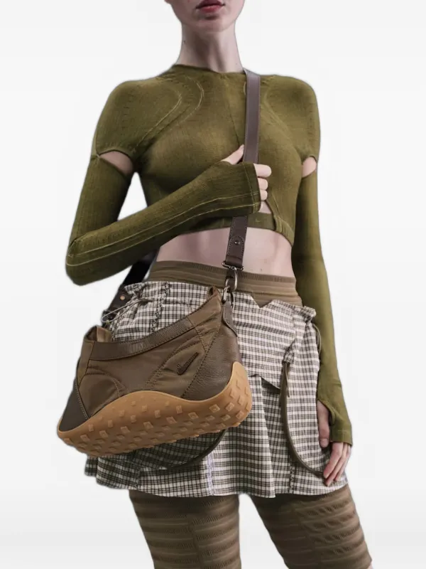 Nike x KNWLS Razr Panelled Shoulder Bag | Green | FARFETCH