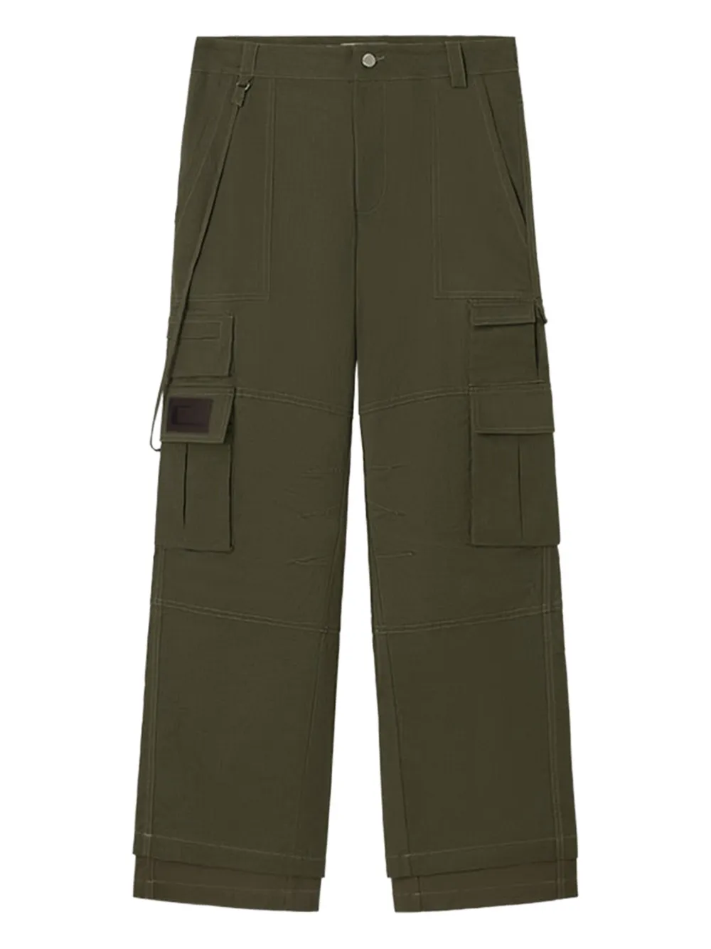 Carrera Cobalt Cargo Straight-leg Trousers In Green